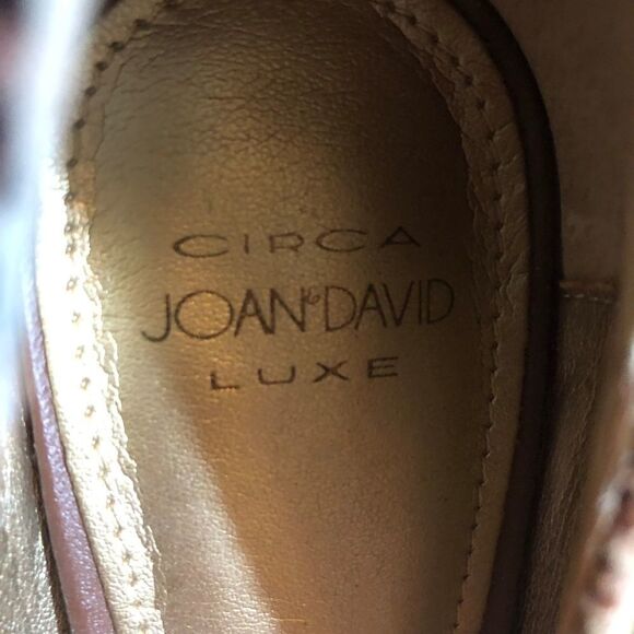 Circa Joan David Shoes Size 7.5 Heels Pearly Snake - Picture 5 of 6